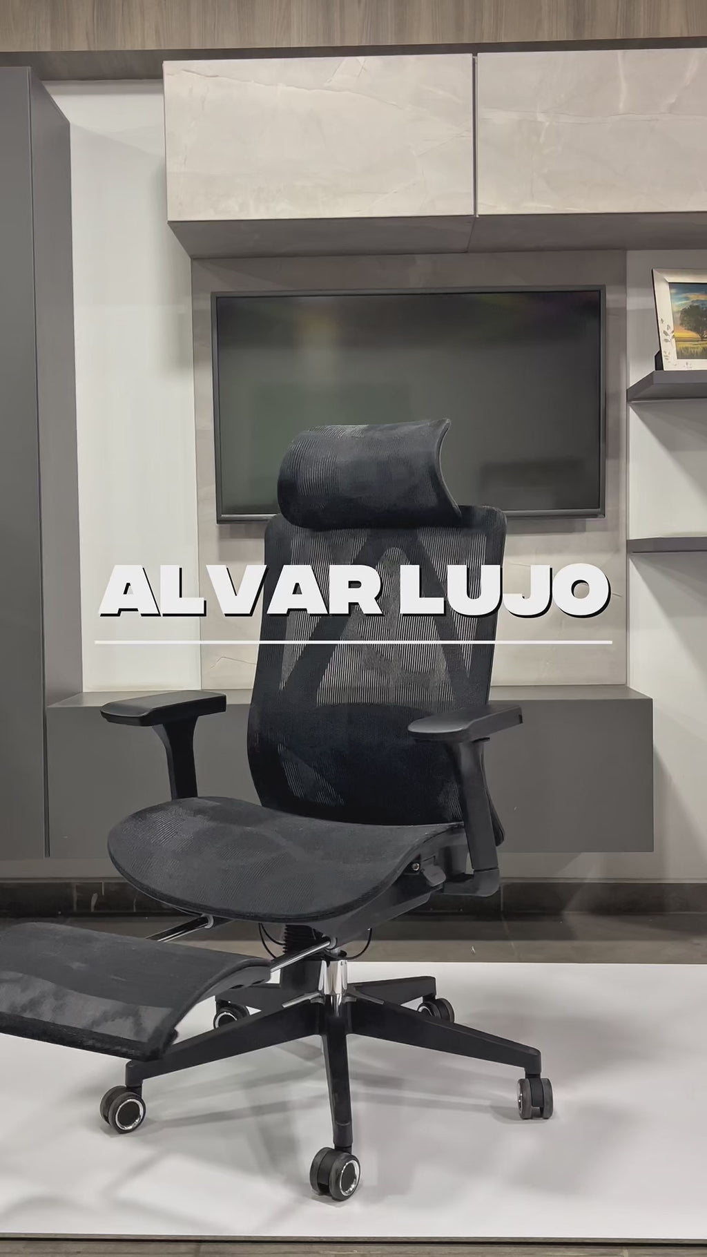 Silla Alvar Lujo Gris