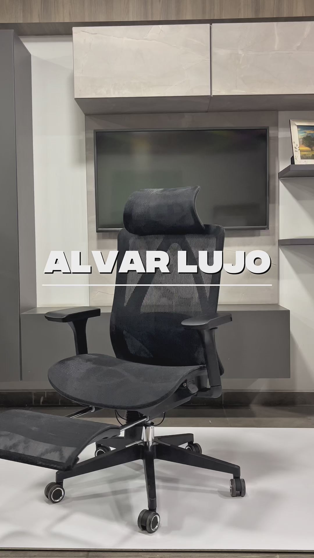 Silla Alvar Lujo Gris